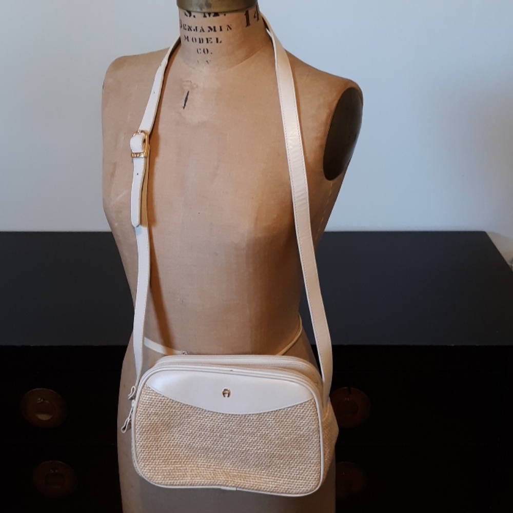 Etienne Aigner Small Woven Shoulder Purse